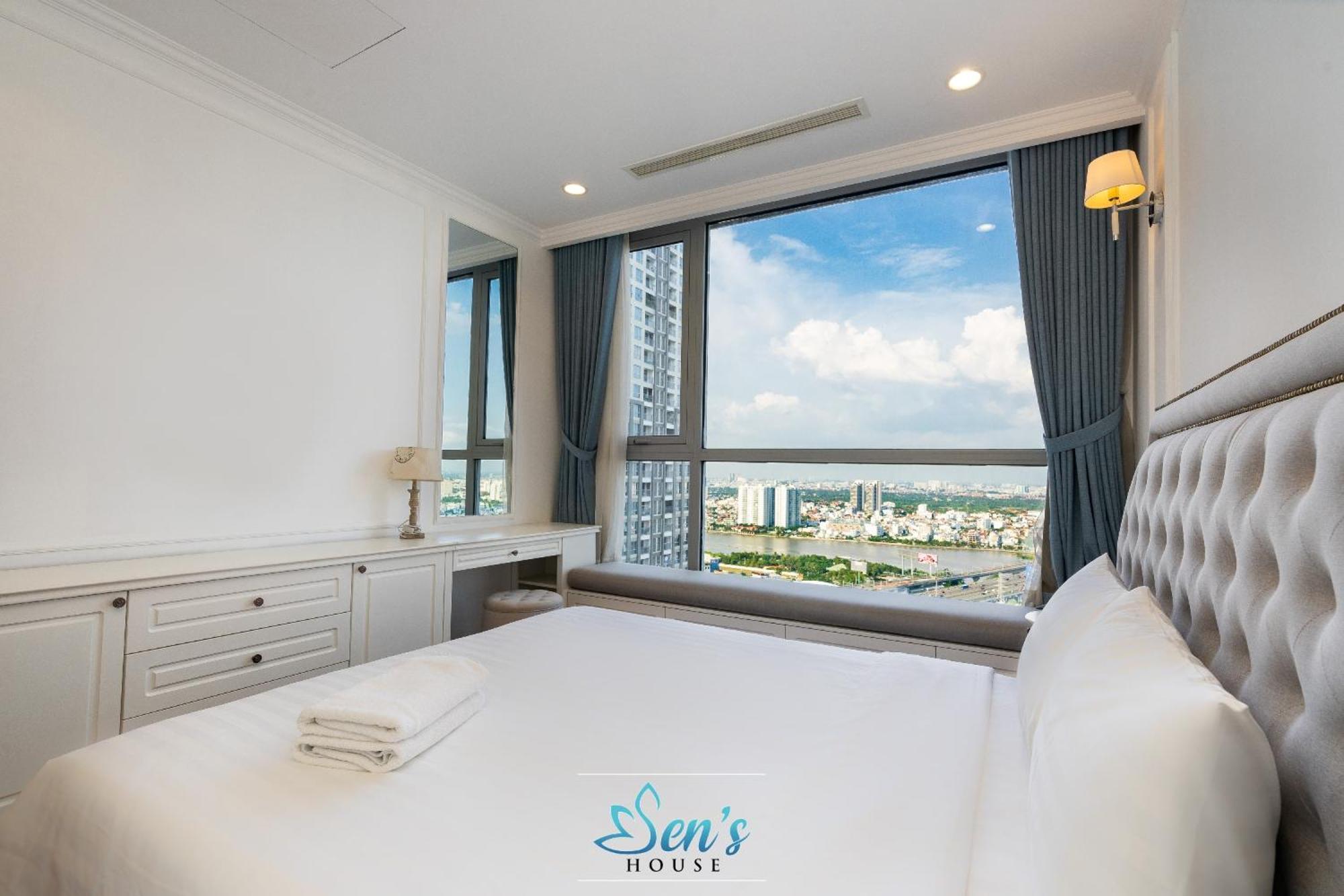 Free Airport Pick-Up - Luxury 3Br L3 High Floor With River View L3-30 Ho-Chi-Minh-Stadt Exterior foto